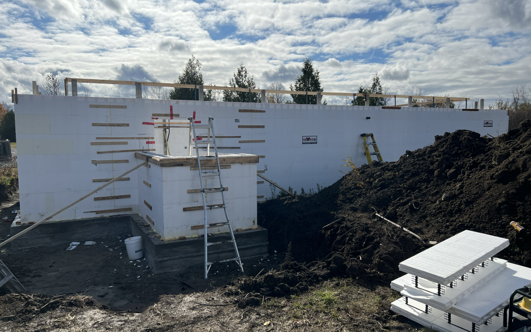 ICF Basement with Walkout